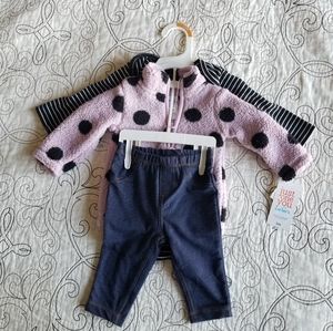 Baby Girl 3-piece outfit by Carter's Just One You